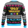 Christmas Space Invaders Ugly Christmas Sweater BACK mockup - Pac Man Shop