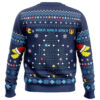 Christmas Tree Pac Man men sweatshirt BACK mockup - Pac Man Shop