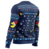 Christmas Tree Pac Man men sweatshirt SIDE BACK mockup - Pac Man Shop
