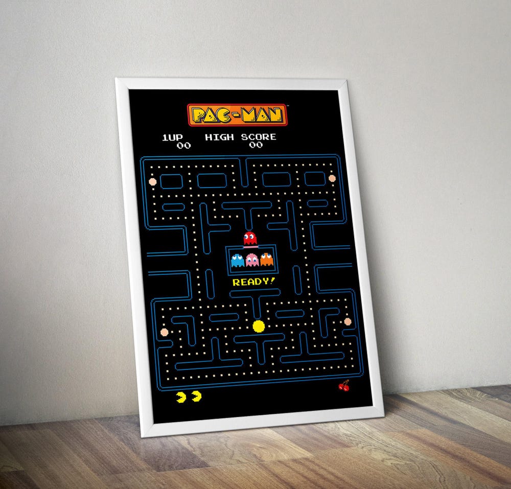 New Game Pac Man Wall Art - Pac Man Shop