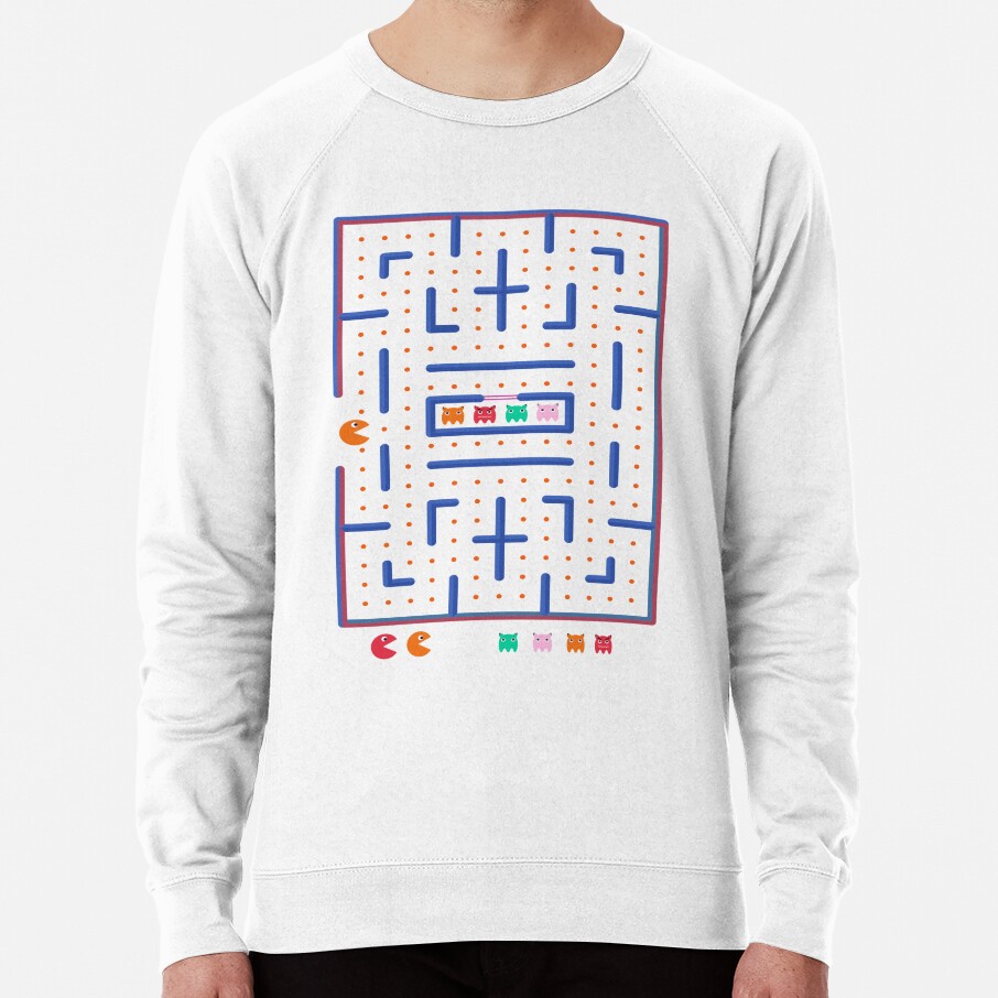 ssrcolightweight sweatshirtmensfafafaca443f4786frontsquare productx1000 bgf8f8f8 12 - Pac Man Shop