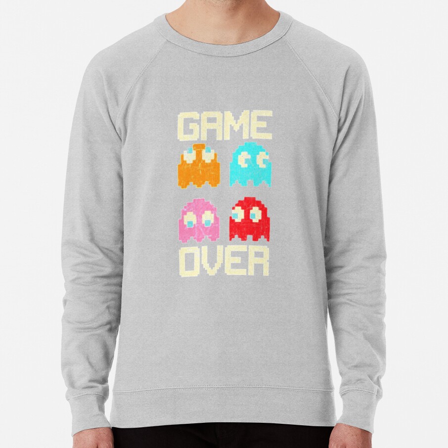 ssrcolightweight sweatshirtmensheather greyfrontsquare productx1000 bgf8f8f8 35 - Pac Man Shop