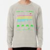 ssrcolightweight sweatshirtmensoatmeal heatherfrontsquare productx1000 bgf8f8f8 11 - Pac Man Shop