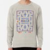 ssrcolightweight sweatshirtmensoatmeal heatherfrontsquare productx1000 bgf8f8f8 12 - Pac Man Shop