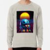 ssrcolightweight sweatshirtmensoatmeal heatherfrontsquare productx1000 bgf8f8f8 15 - Pac Man Shop