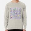 ssrcolightweight sweatshirtmensoatmeal heatherfrontsquare productx1000 bgf8f8f8 17 - Pac Man Shop