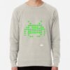ssrcolightweight sweatshirtmensoatmeal heatherfrontsquare productx1000 bgf8f8f8 18 - Pac Man Shop