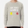 ssrcolightweight sweatshirtmensoatmeal heatherfrontsquare productx1000 bgf8f8f8 20 - Pac Man Shop