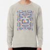 ssrcolightweight sweatshirtmensoatmeal heatherfrontsquare productx1000 bgf8f8f8 24 - Pac Man Shop