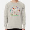 ssrcolightweight sweatshirtmensoatmeal heatherfrontsquare productx1000 bgf8f8f8 5 - Pac Man Shop