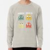 ssrcolightweight sweatshirtmensoatmeal heatherfrontsquare productx1000 bgf8f8f8 7 - Pac Man Shop