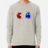 ssrcolightweight sweatshirtmensoatmeal heatherfrontsquare productx1000 bgf8f8f8 8 - Pac Man Shop