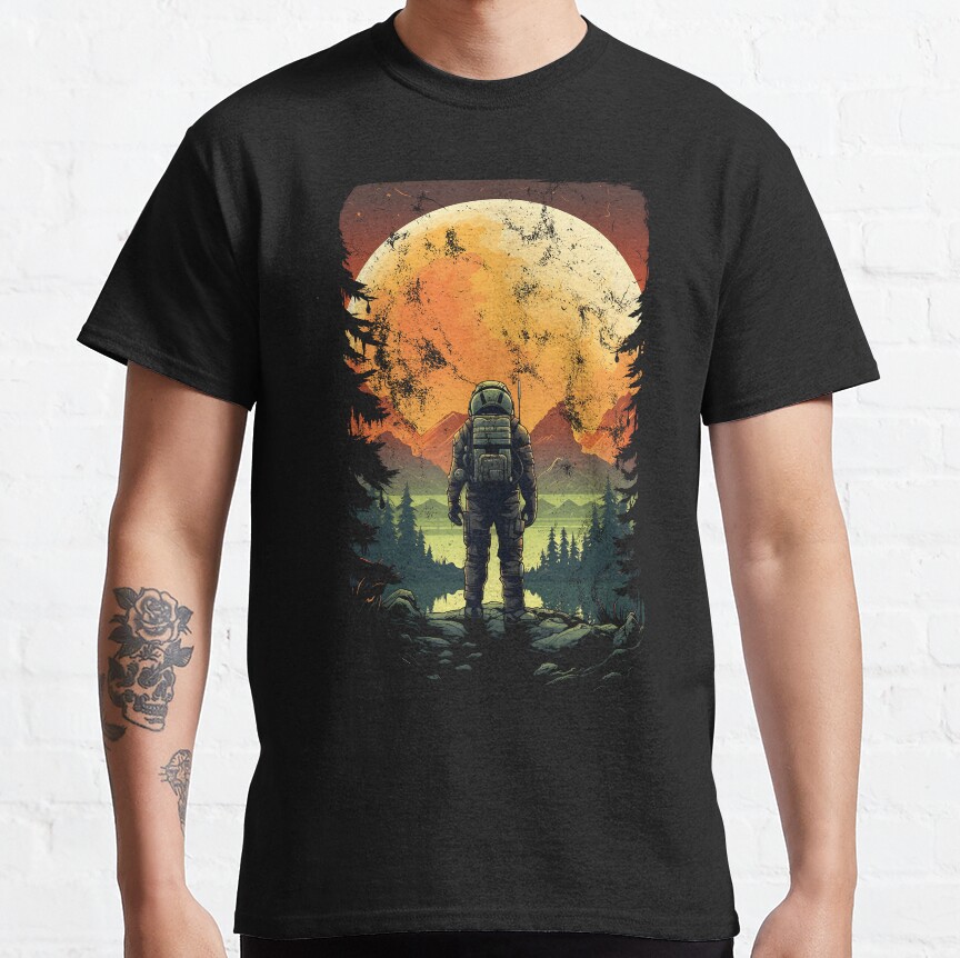 Gabbro Outer Wilds Inspired Illustration Graphic Fan Art T-Shirt